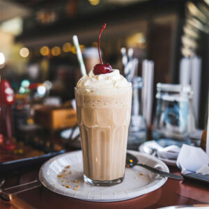 Cherry Vanilla Cold Coffee