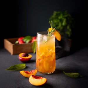 Guilt Free Peach Iced Tea